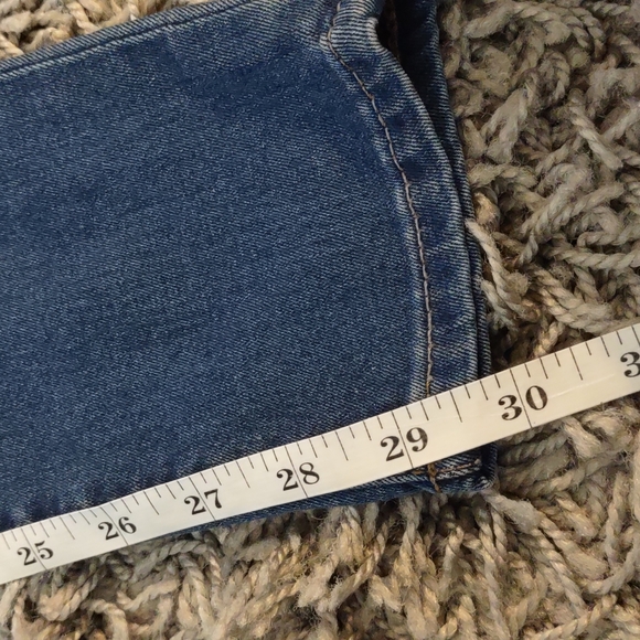 Hudson Midrise Ankle Natalie Super Skinny Blue Jeans New Women's 24 Stretch - Picture 8 of 10